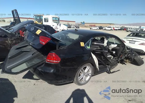 2014 Volkswagen Passat 2.0L Tdi Se из США, поврежденный, VIN 1VWBN7A35EC102974